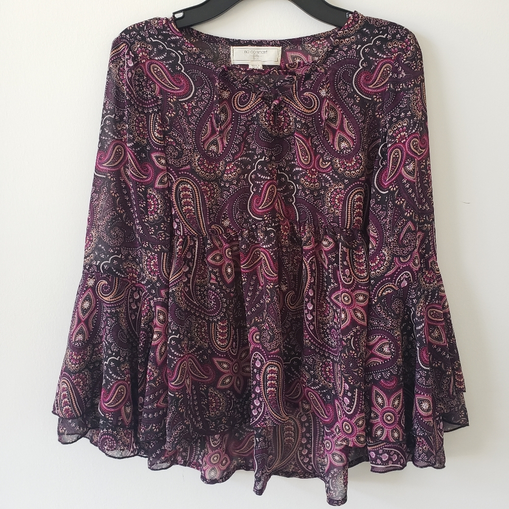 Girls' printed top